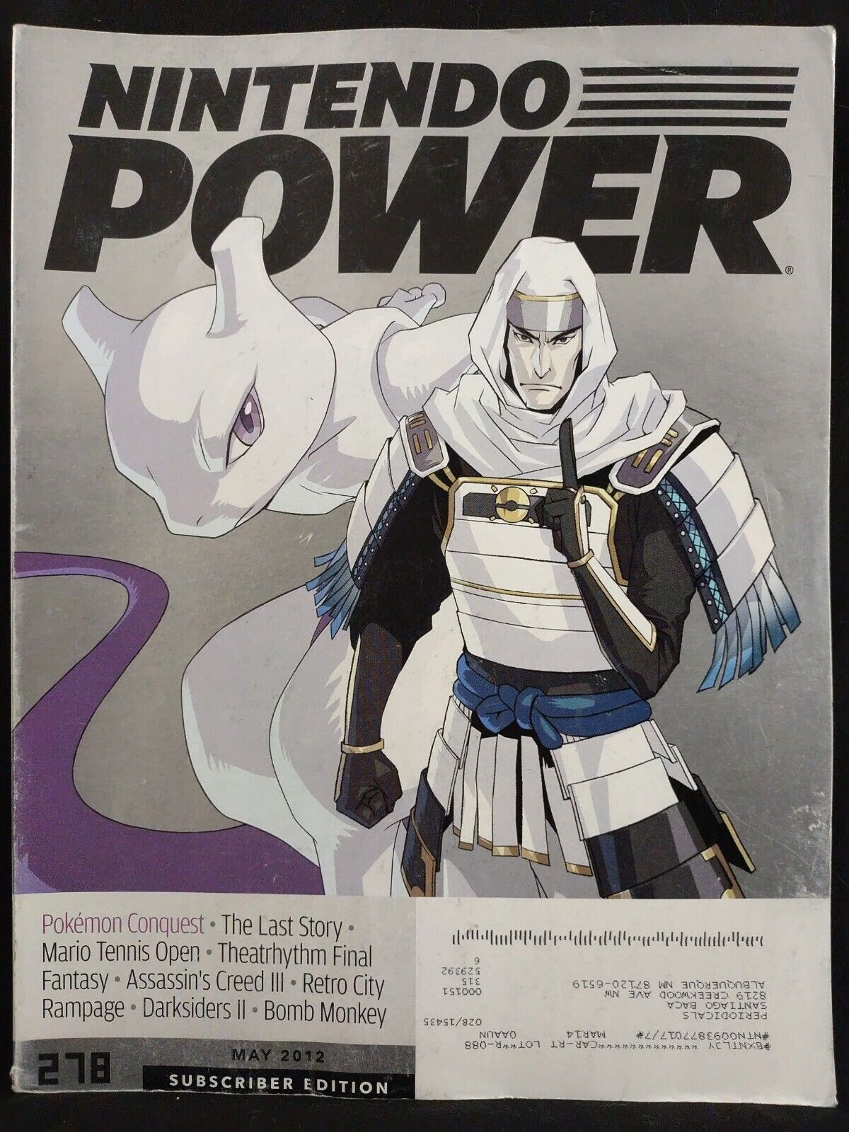 Nintendo Power May 2012 Volume 278 [Subscriber Edition] (Books)