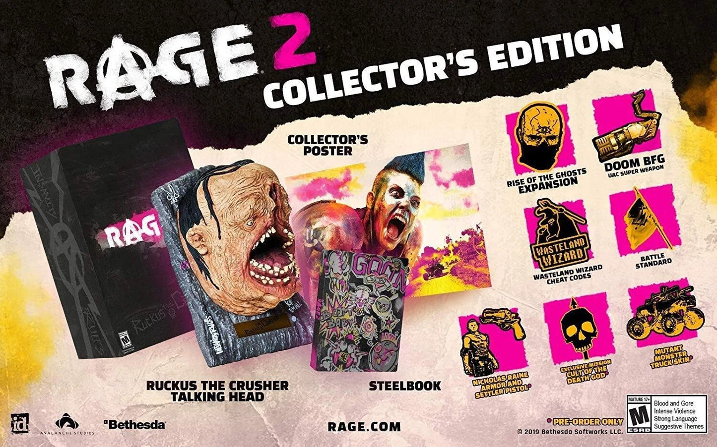 Rage 2 + Ruckus The Crusher Statue (Xbox One)