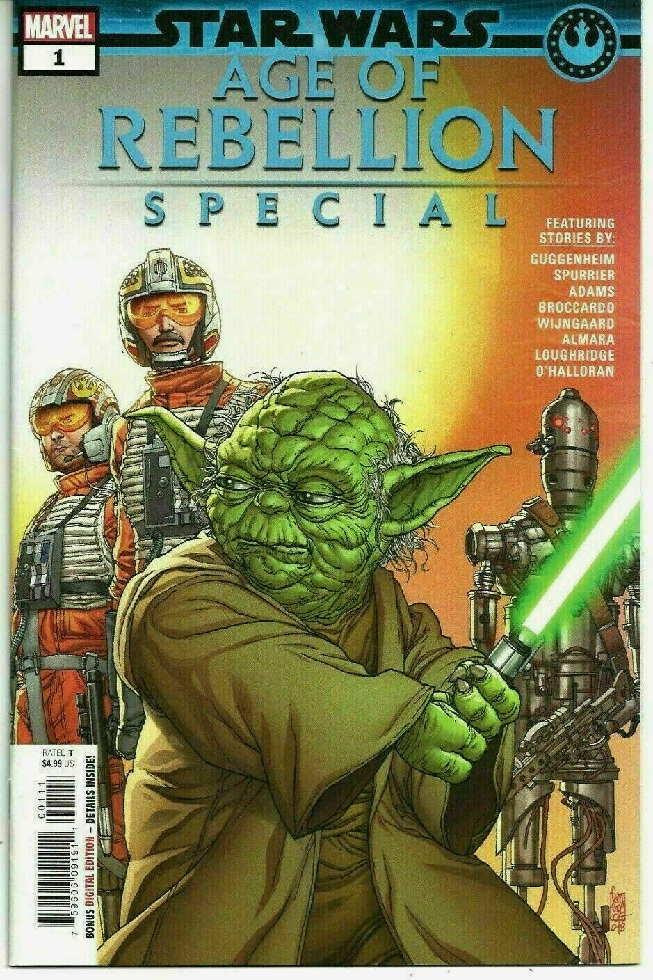 STAR WARS AGE REBELLION SPECIAL #1 A Giuseppe Camuncoli Yoda (04/17/2019) MARVEL
