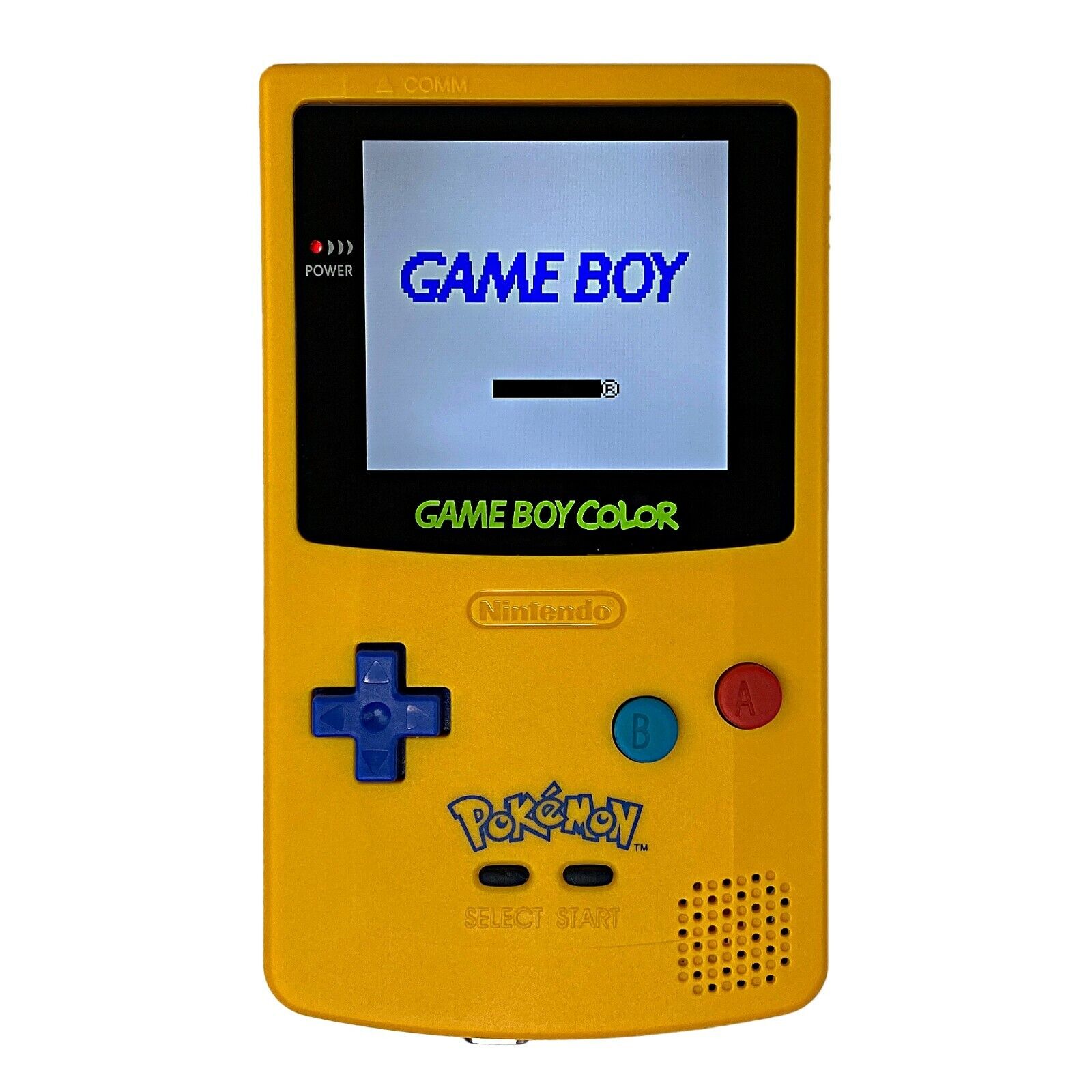 Custom Gameboy Color IPS 5 Screen Pokemon Yellow/Blue (Gameboy Color ...