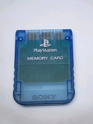 Sony OEM PS1 Transparent Memory Card (PlayStation)