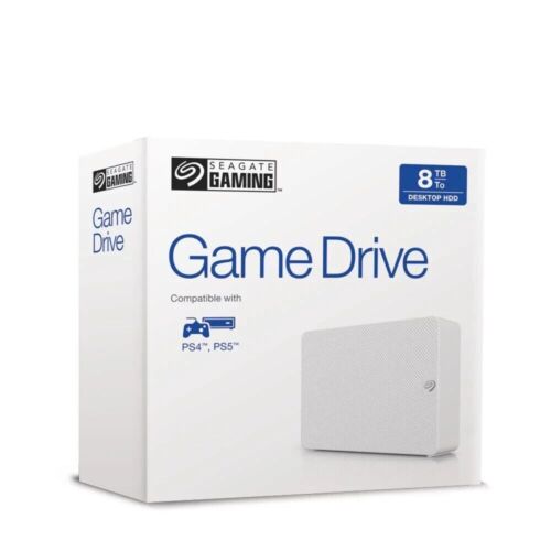 SEAGATE Gaming 8TB Desktop HDD Game Drive PS4 PS5 (Playstation 4/Playstation 5)