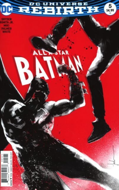 All-Star Batman 5 Cover B DC Rebirth 2016 Two-Face