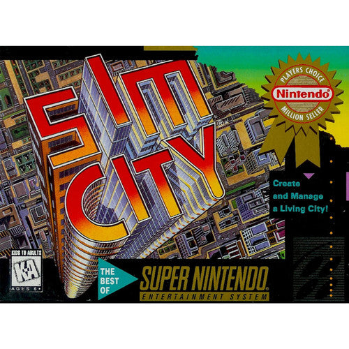 SimCity [Player's Choice] (Super Nintendo)