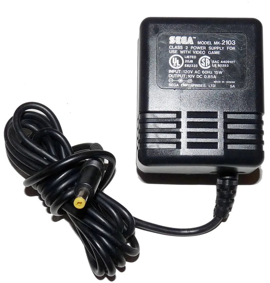 Sega Genesis OEM Model 2/3 AC Adapter (Sega Genesis/ Sega Game Gear/ Sega Nomad/ Sega 32X)
