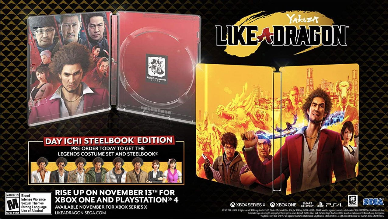 Yakuza: Like A Dragon Day Ichi Steelbook Edition (Playstation 4)