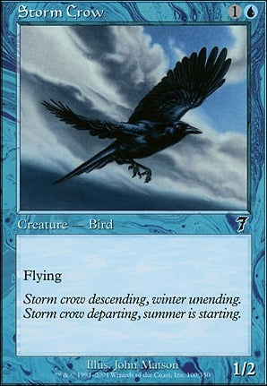 MTG: Storm Crow Foil - 7th Edition (TCG)