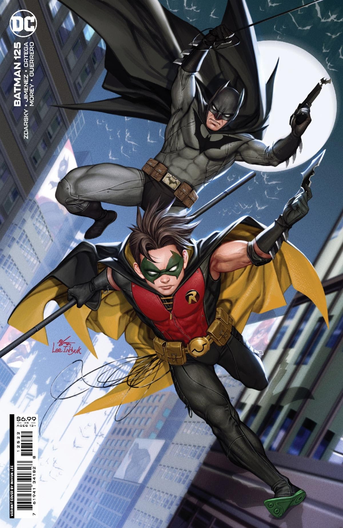 Batman #125 D Inhyuk Lee Card Stock Variant (07/05/2022) Dc