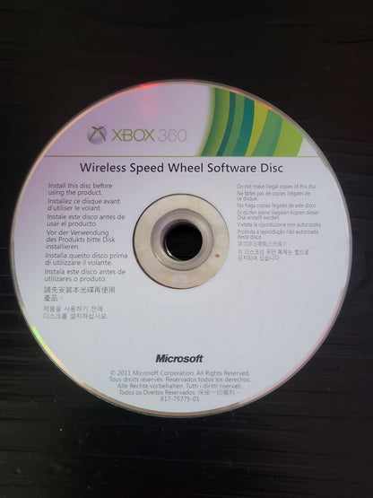 Wireless Speed Wheel Software Disc (Xbox 360)
