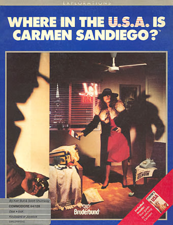 Where in the USA is Carmen Sandiego? (Commodore 64/128)