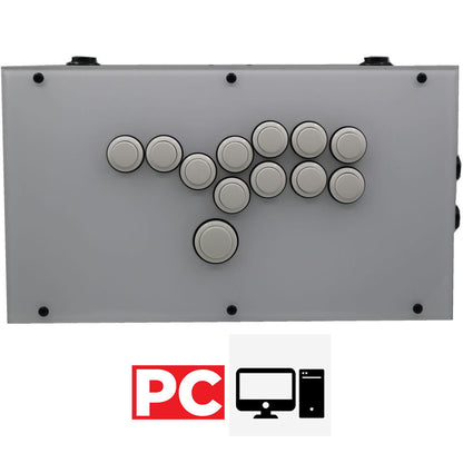 RAC-J800B All Buttons Arcade Joystick Fight Stick For PS4/PS3/Xbox/PC White/Black