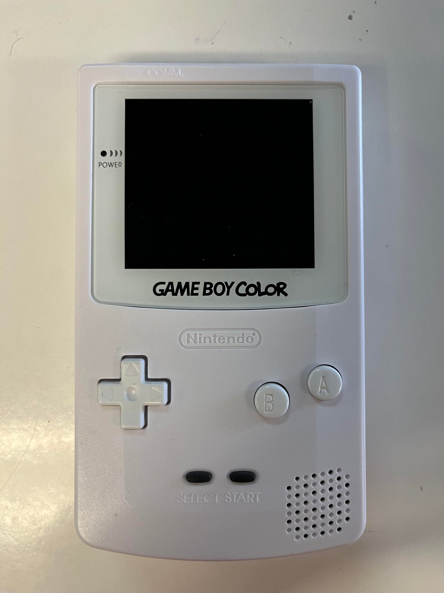 Custom White Gameboy Color w/ IPS Screen (Gameboy Color)