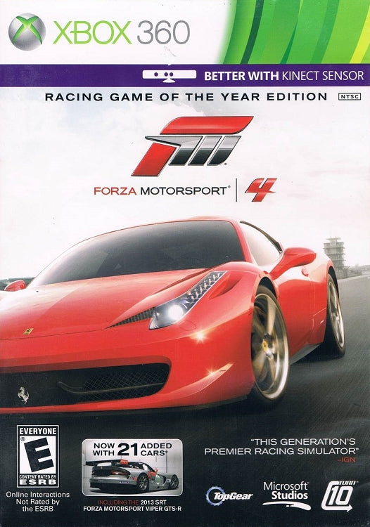 Forza Motorsport 4 Racing Game of the Year Edition (Xbox 360)