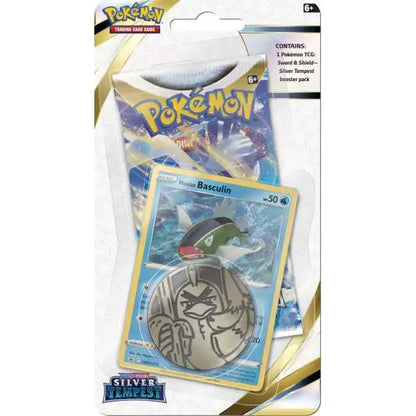 Pokemon Sword & Shield Silver Tempest BASCULIN BLISTER Pack (Toys)