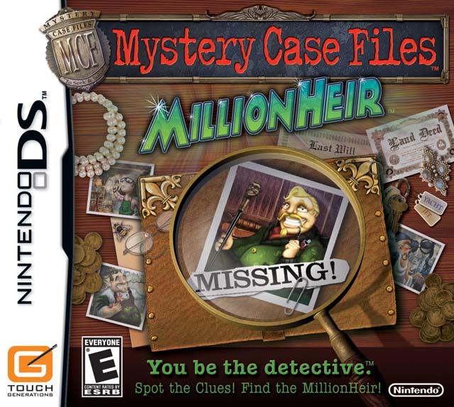J2Games.com | Mystery Case Files MillionHeir (Nintendo DS) (Pre-Played - Game Only).