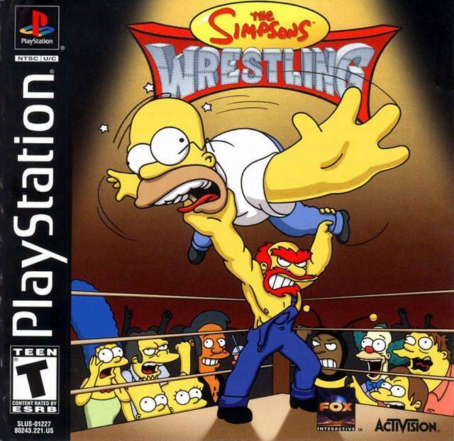 J2Games.com | The Simpsons Wrestling (Playstation) (Pre-Played).
