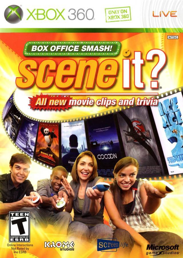 J2Games.com | Scene it? Box Office Smash (Xbox 360) (Pre-Played - CIB - Good).