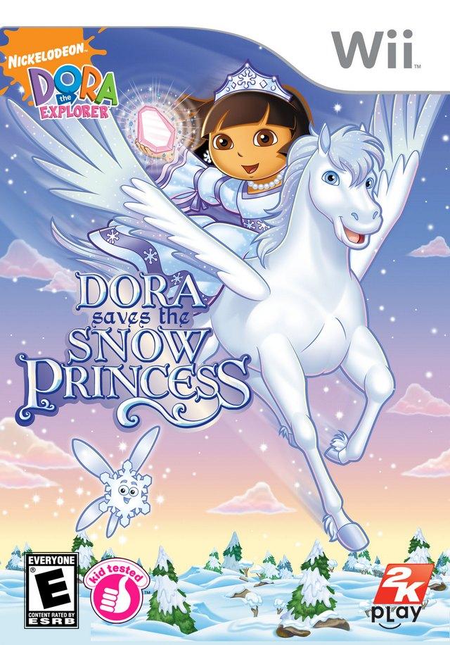 J2Games.com | Dora the Explorer Dora Saves the Snow Princess (Wii) (Pre-Played - CIB - Good).