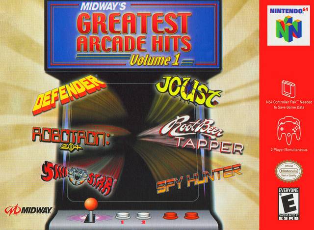Los mejores éxitos arcade de Midway, volumen 1 (Nintendo 64)