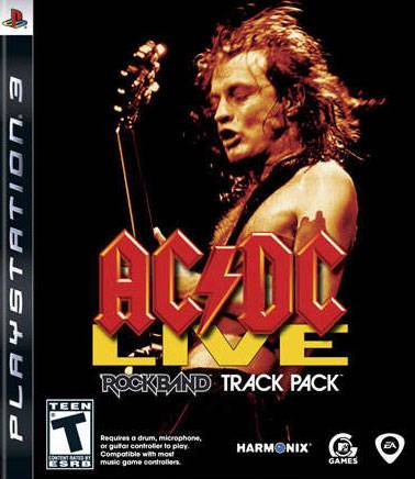 J2Games.com | AC/DC Live Rock Band Track Pack (Playstation 3) (Pre-Played - Game Only).