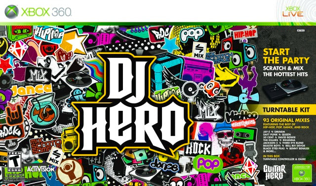 Paquete de tocadiscos DJ Hero (Xbox 360)