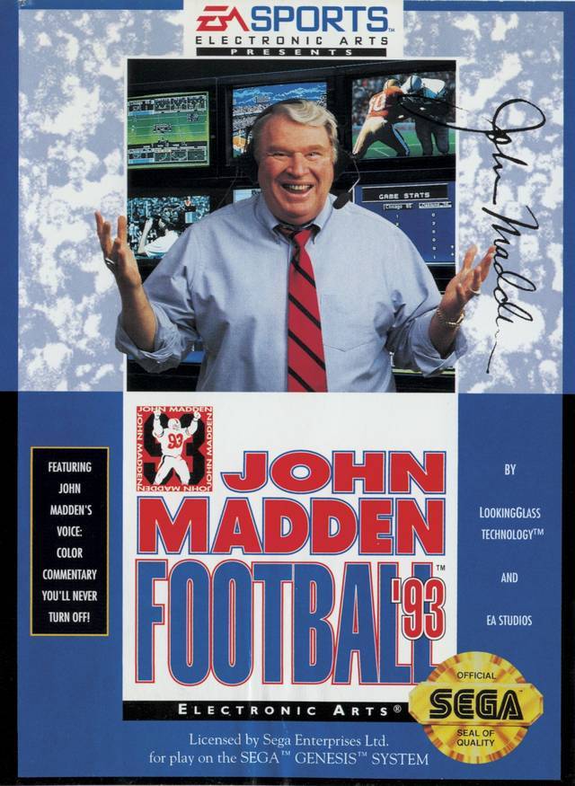 J2Games.com | John Madden Football '93 (Sega Genesis) (Pre-Played - Game Only).