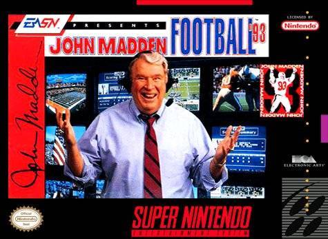 J2Games.com | Madden 93 (Super Nintendo) (Pre-Played - Game Only).