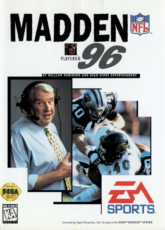 J2Games.com | Madden NFL 96 (Sega Genesis) (Uglies).
