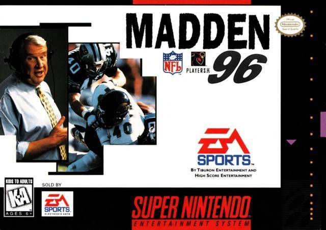 J2Games.com | Madden 96 (Super Nintendo) (Pre-Played - Game Only).