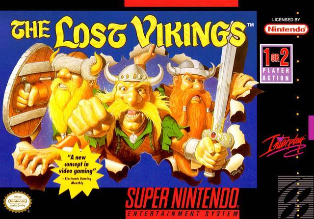 J2Games.com | The Lost Vikings (Super Nintendo) (Pre-Played - Game Only).