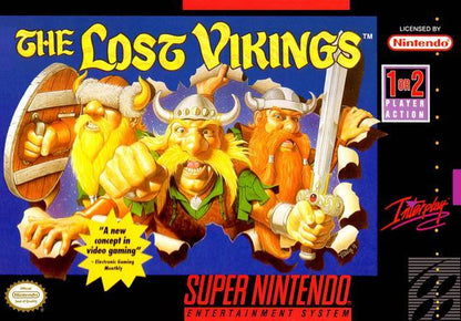 J2Games.com | The Lost Vikings (Super Nintendo) (Pre-Played - Game Only).