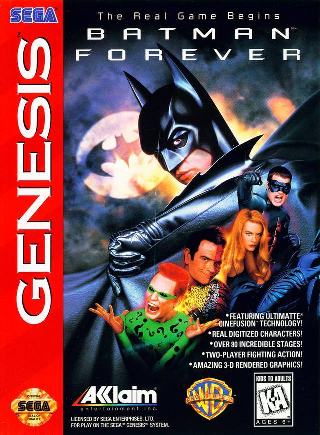 J2Games.com | Batman Forever (Sega Genesis) (Pre-Played - Game Only).