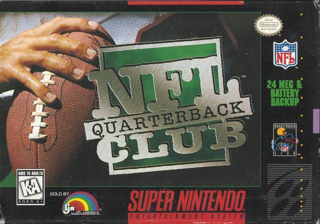 J2Games.com | NFL Quarterback Club (Super Nintendo) (Pre-Played - Game Only).