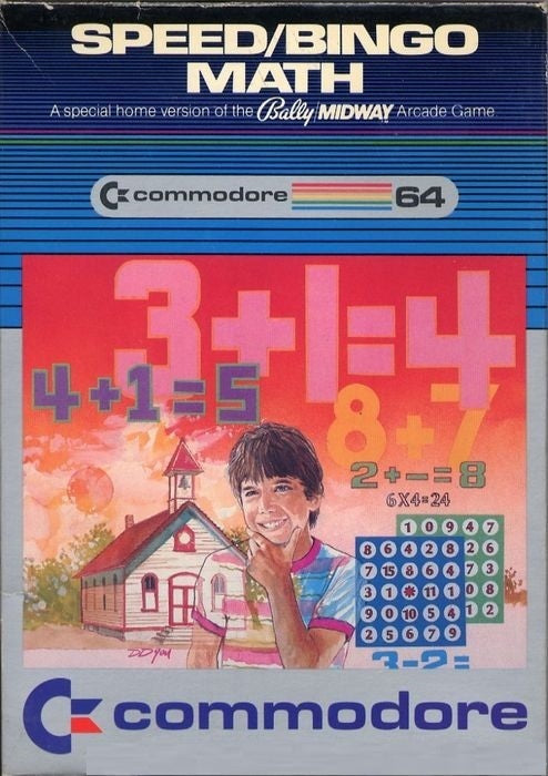 Speed/Bingo Math (Commodore 64)