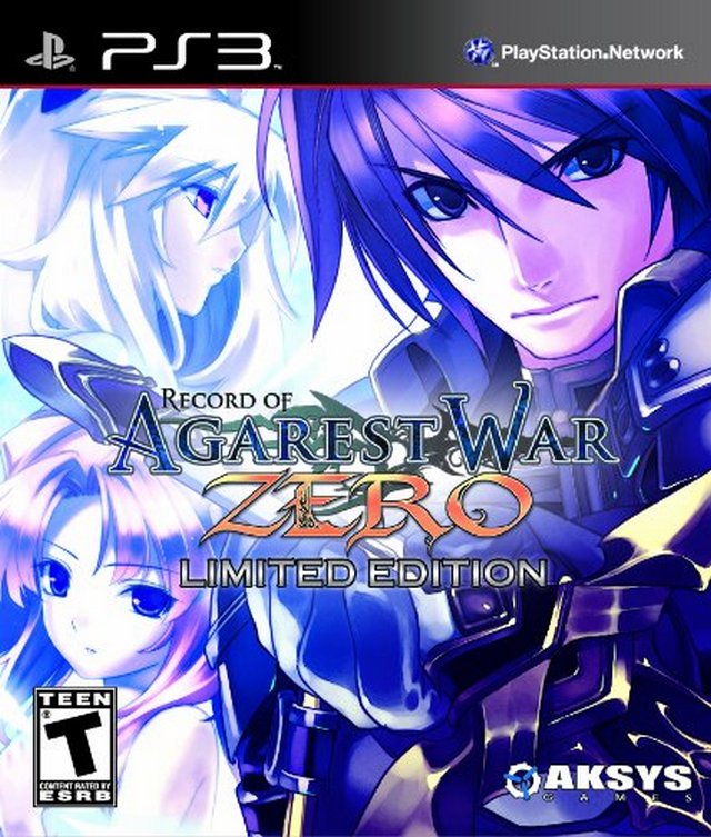 Registro de Agarest War Zero Edición Limitada (Playstation 3)