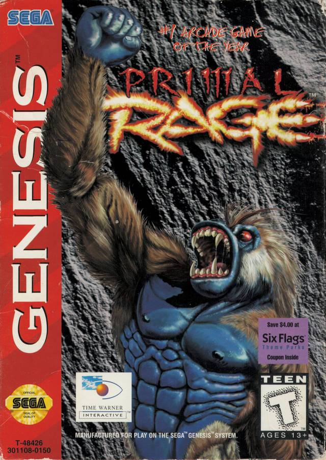 J2Games.com | Primal Rage (Sega Genesis) (Uglies).