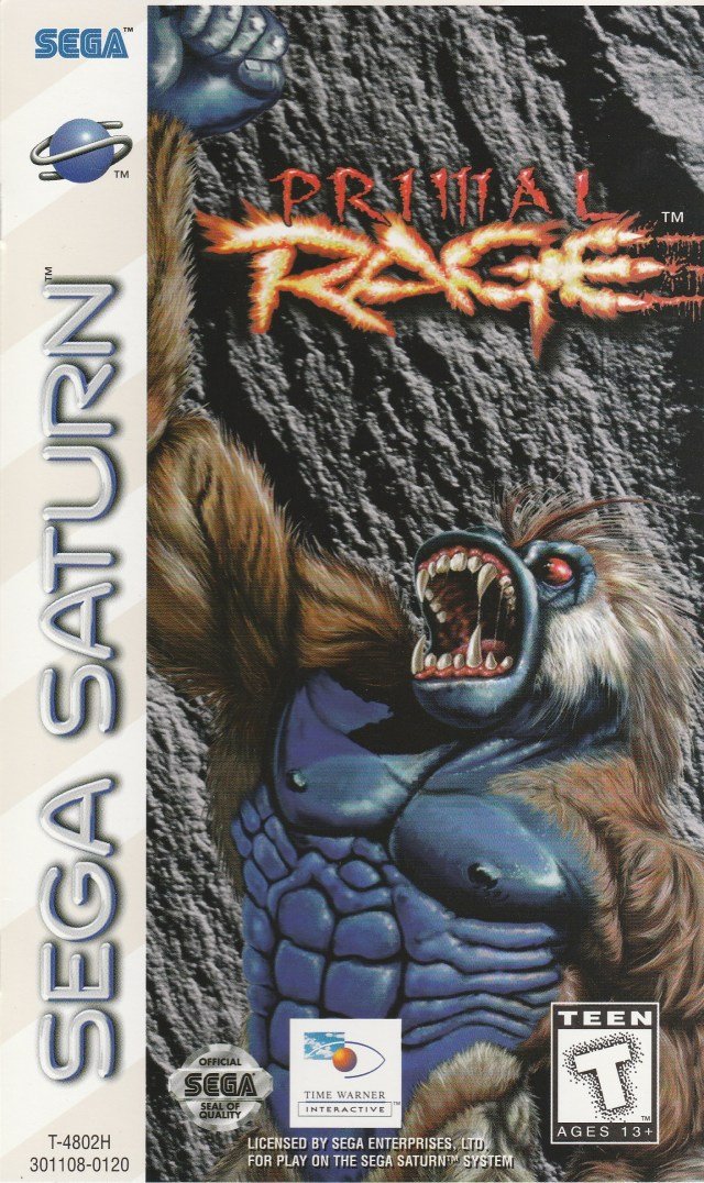 J2Games.com | Primal Rage (Sega Saturn) (Pre-Played - Game Only).