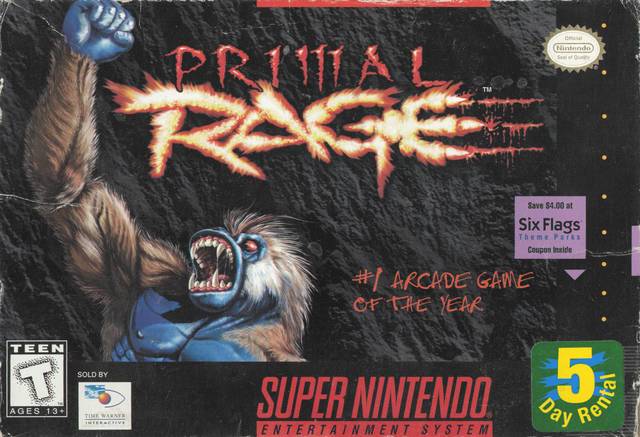 J2Games.com | Primal Rage (Super Nintendo) (Pre-Played - Game Only).