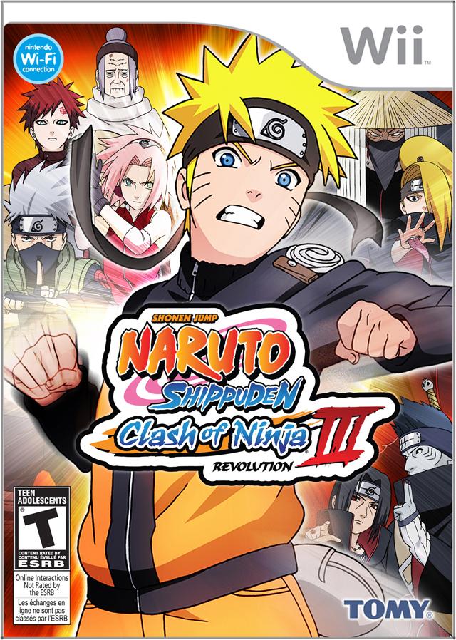 J2Games.com | Naruto Shippuden: Clash of Ninja Revolution 3 (Wii) (Pre-Played - CIB - Good).