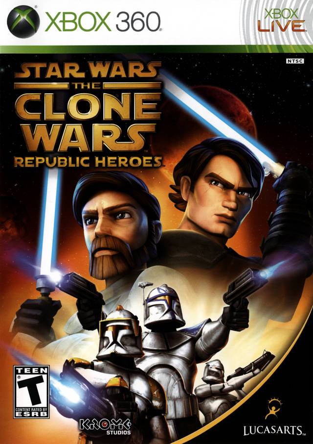 J2Games.com | Star Wars Clone Wars: Republic Heroes (Xbox 360) (Pre-Played - CIB - Good).