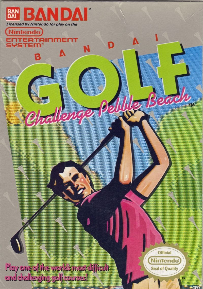 J2Games.com | Bandai Golf Challenge Pebble Beach (Nintendo NES) (Pre-Played - Game Only).