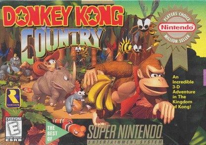 Donkey Kong Country (Player's Choice) (Super Nintendo)
