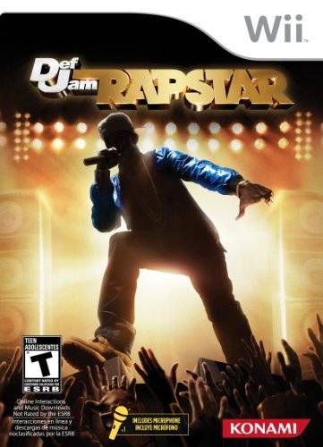 Juego y micrófono Def Jam Rapstar (Wii)