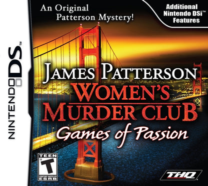 James Patterson Women's Murder Club: Games of Passion (Nintendo DS)
