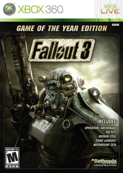 J2Games.com | Fallout 3 Game of the Year Edition (Xbox 360) (Pre-Played - CIB - Good).