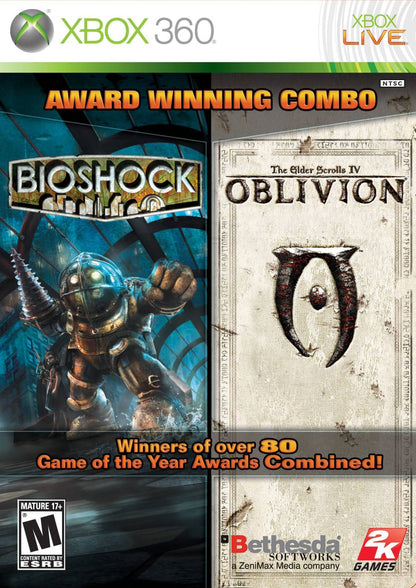 Paquete BioShock y The Elder Scrolls IV: Oblivion (Xbox 360)