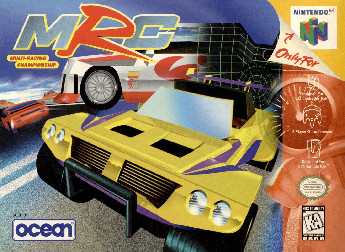J2Games.com | MRC Multi Racing Championship (Nintendo 64) (Pre-Played - Game Only).