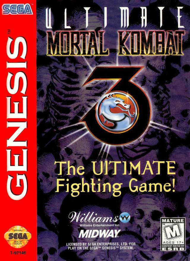 J2Games.com | Ultimate Mortal Kombat 3 (Sega Genesis) (Pre-Played - Game Only).