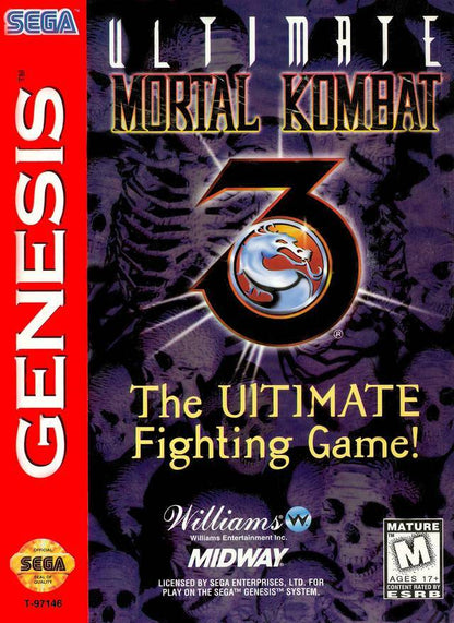 J2Games.com | Ultimate Mortal Kombat 3 (Sega Genesis) (Pre-Played - Game Only).