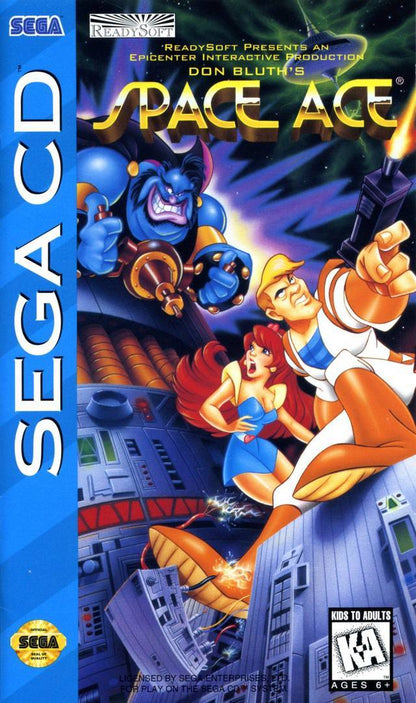 J2Games.com | Space Ace (Sega CD) (Pre-Played - CIB - Good).